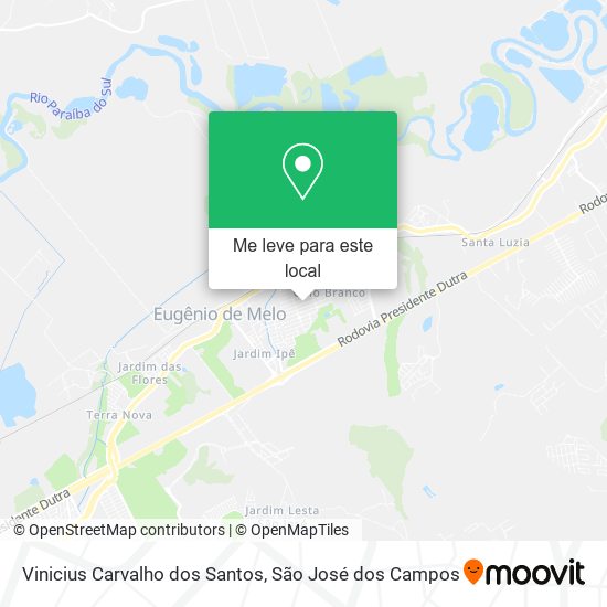 Vinicius Carvalho dos Santos mapa