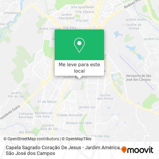 Capela Sagrado Coração De Jesus - Jardim América mapa