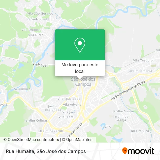 Rua Humaita mapa