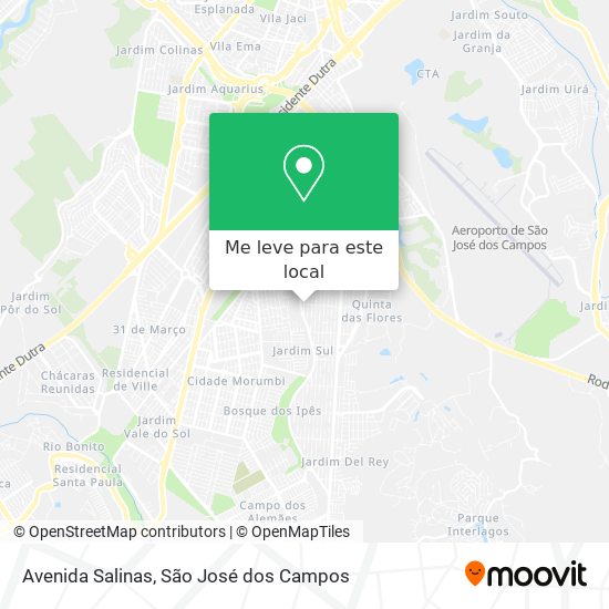 Avenida Salinas mapa