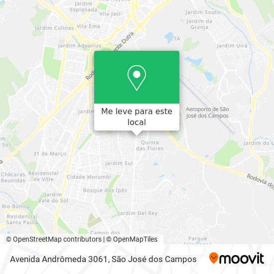 Avenida Andrômeda 3061 mapa