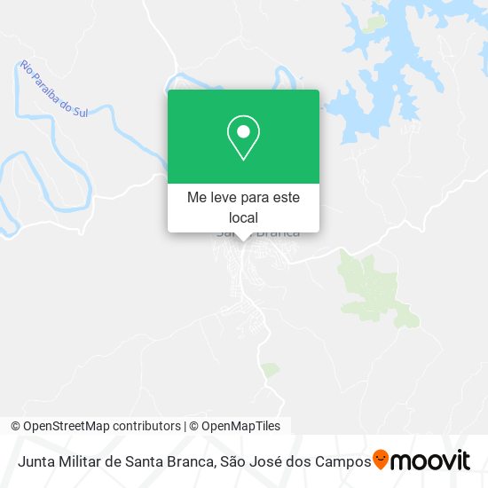 Junta Militar de Santa Branca mapa