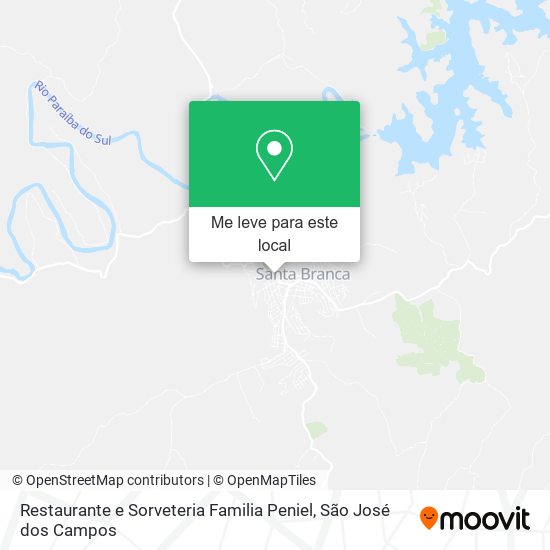 Restaurante e Sorveteria Familia Peniel mapa