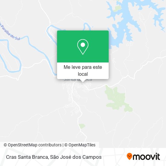 Cras Santa Branca mapa