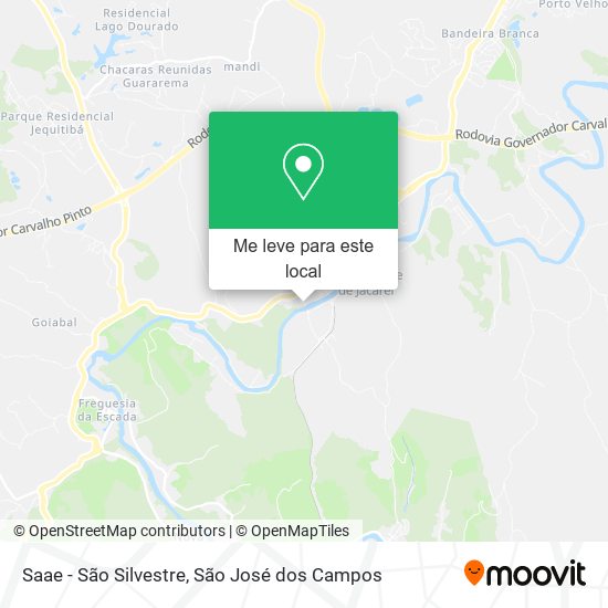 Saae - São Silvestre mapa