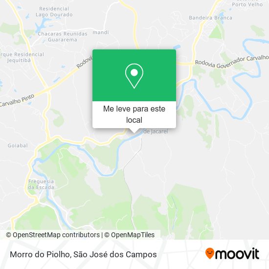 Morro do Piolho mapa