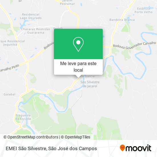 EMEI São Silvestre mapa