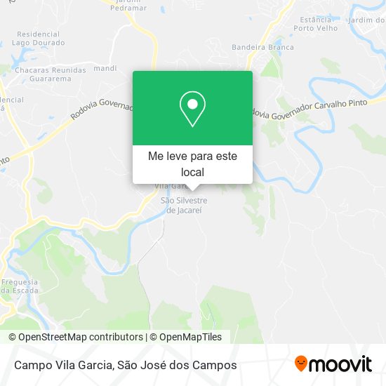 Campo Vila Garcia mapa