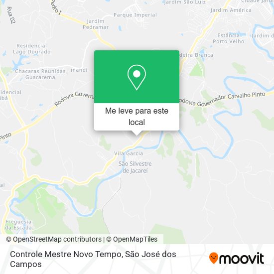 Controle Mestre Novo Tempo mapa