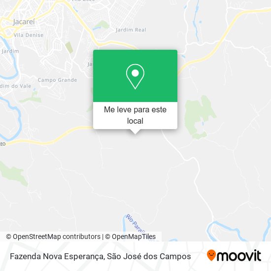 Fazenda Nova Esperança mapa