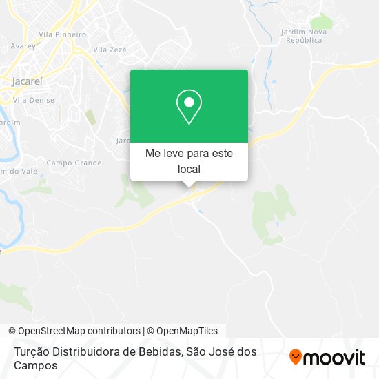 Turção Distribuidora de Bebidas mapa