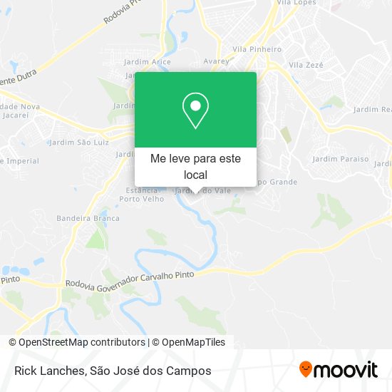Rick Lanches mapa
