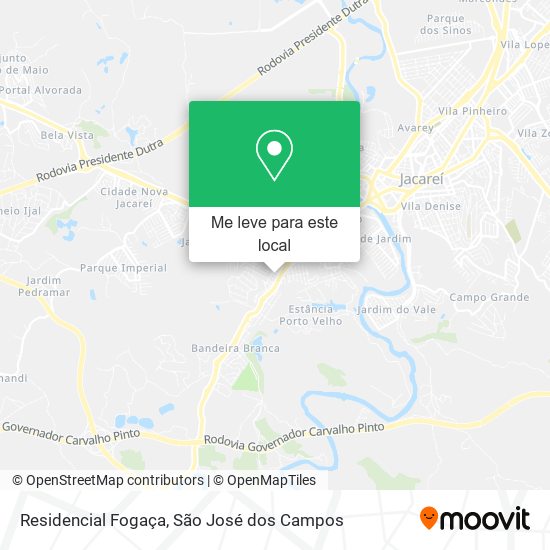 Residencial Fogaça mapa