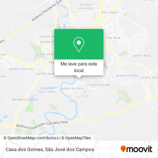Casa dos Gomes mapa