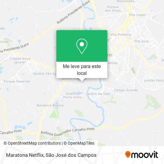 Maratona Netflix mapa
