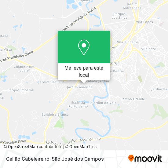 Celião Cabeleireiro mapa