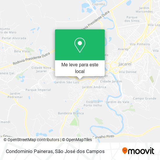 Condominio Paineras mapa