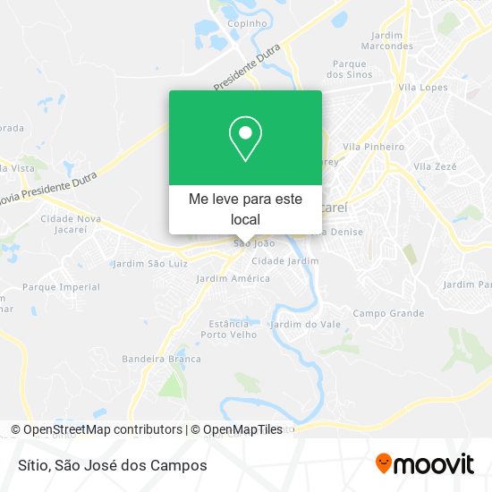 Sítio mapa