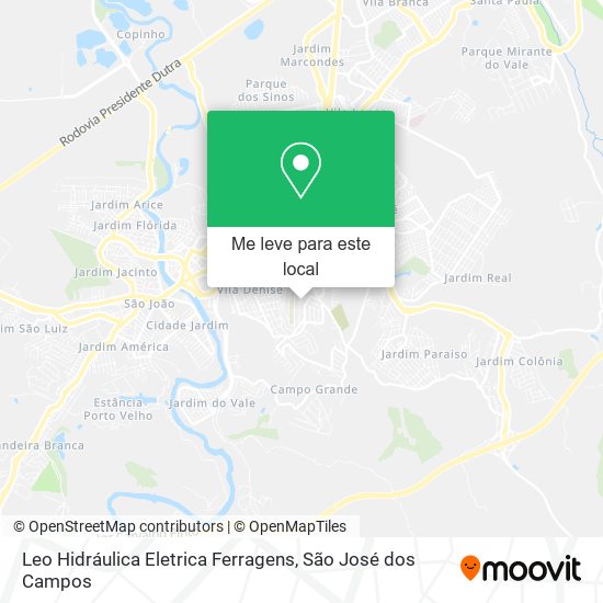 Leo Hidráulica Eletrica Ferragens mapa