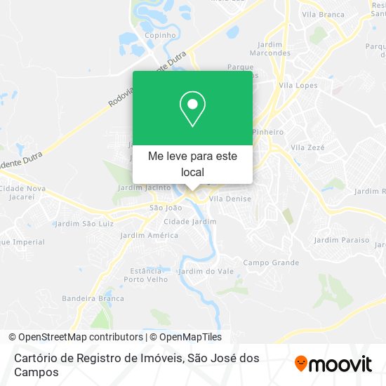 Cartório de Registro de Imóveis mapa