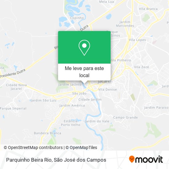 Parquinho Beira Rio mapa