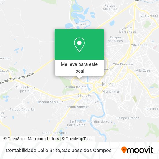 Contabilidade Célio Brito mapa