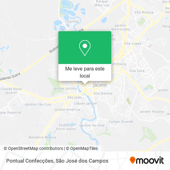 Pontual Confecções mapa