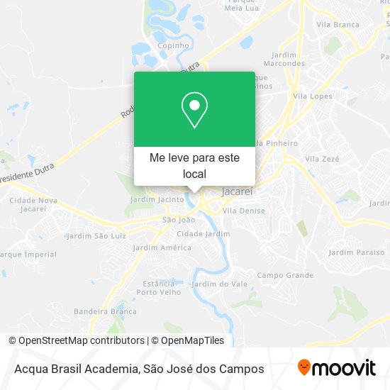 Acqua Brasil Academia mapa