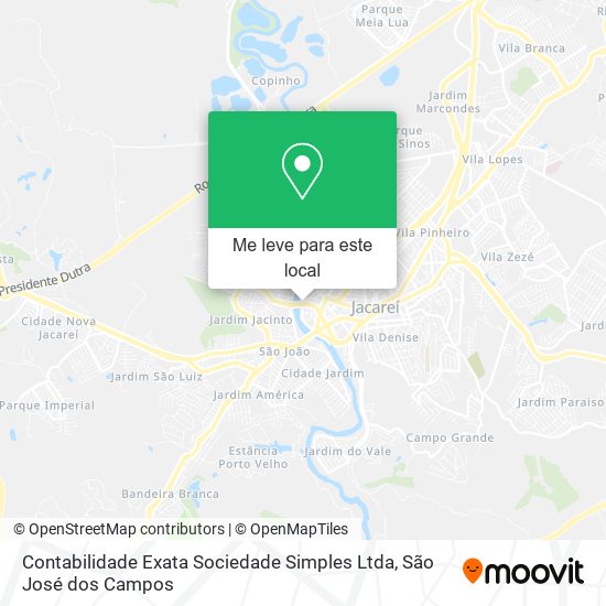 Contabilidade Exata Sociedade Simples Ltda mapa