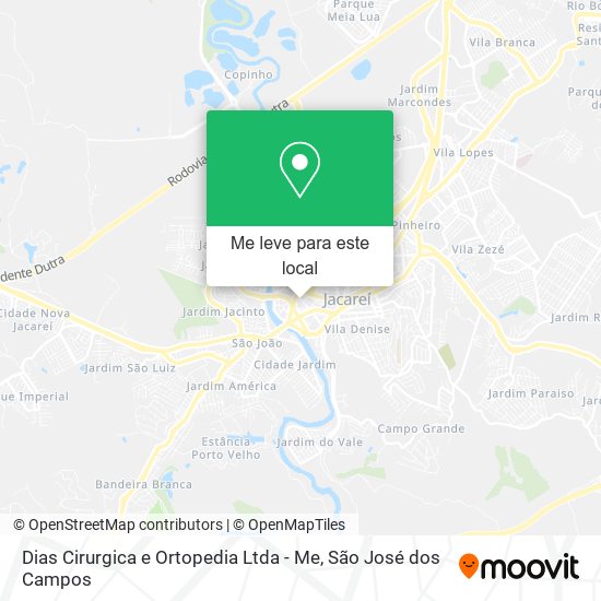 Dias Cirurgica e Ortopedia Ltda - Me mapa