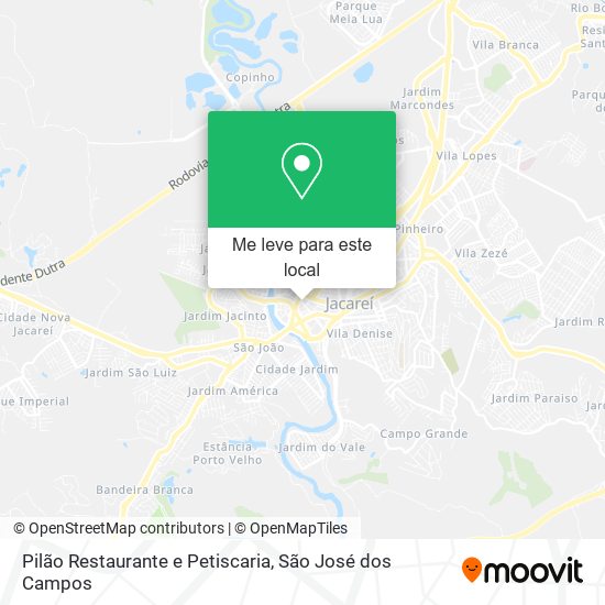 Pilão Restaurante e Petiscaria mapa