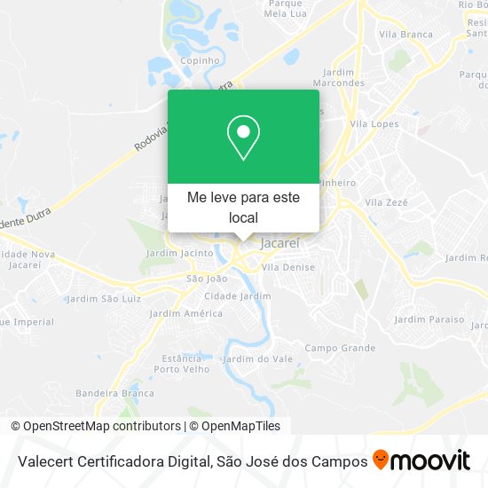 Valecert Certificadora Digital mapa