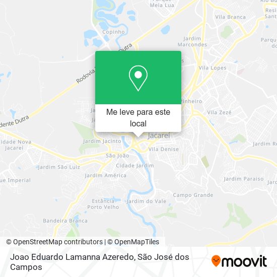 Joao Eduardo Lamanna Azeredo mapa