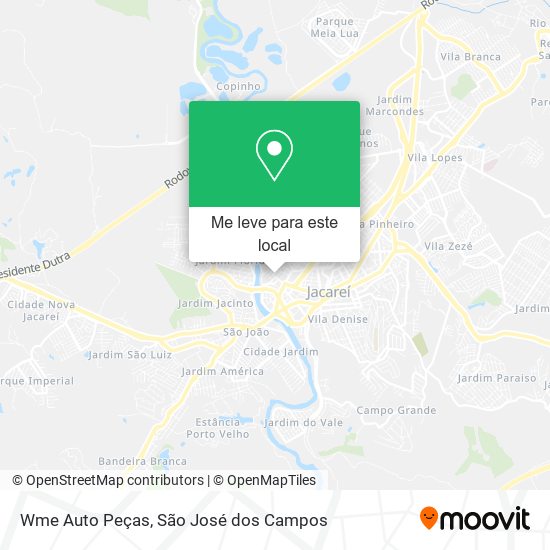 Wme Auto Peças mapa