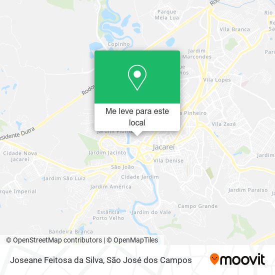 Joseane Feitosa da Silva mapa