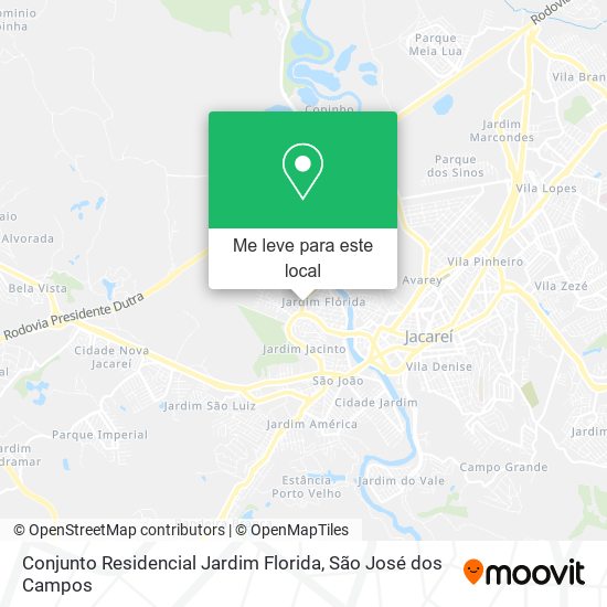Conjunto Residencial Jardim Florida mapa