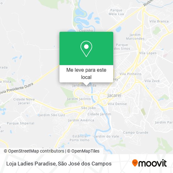 Loja Ladies Paradise mapa