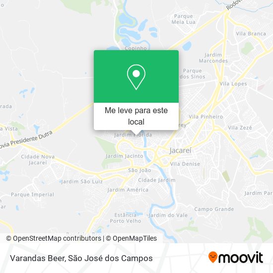 Varandas Beer mapa