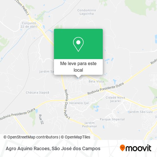 Agro Aquino Racoes mapa