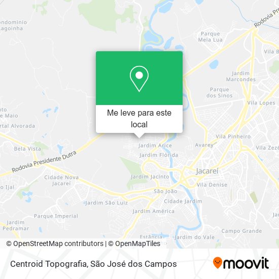 Centroid Topografia mapa