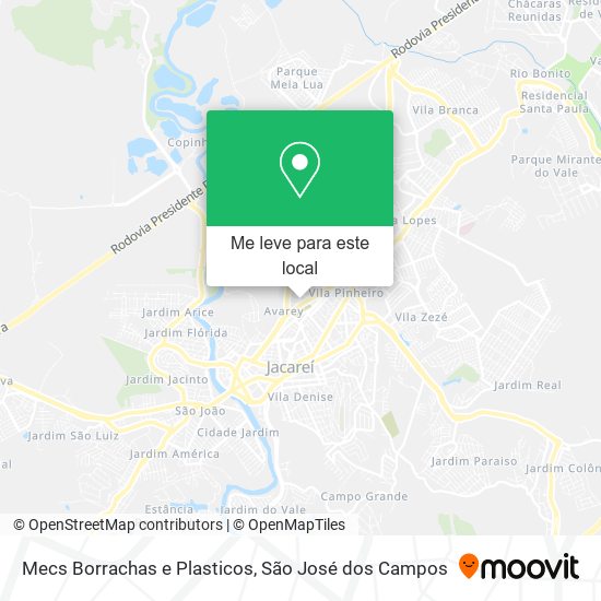 Mecs Borrachas e Plasticos mapa