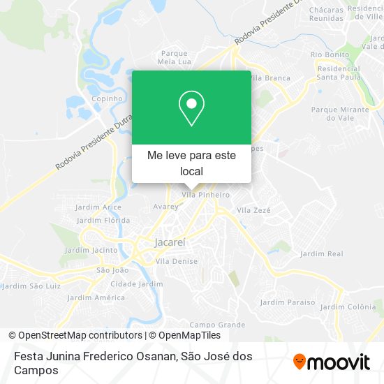 Festa Junina Frederico Osanan mapa
