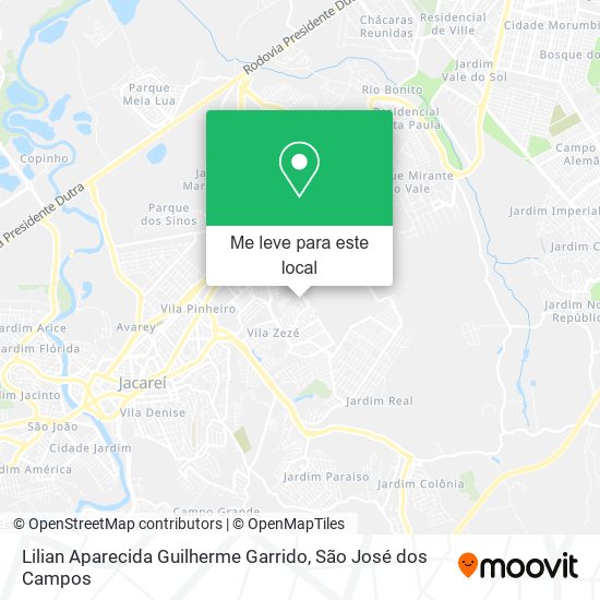 Lilian Aparecida Guilherme Garrido mapa