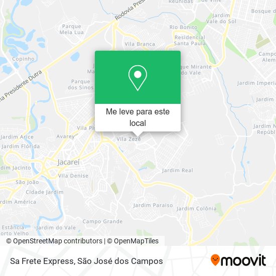 Sa Frete Express mapa