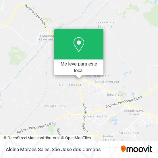 Alcina Moraes Sales mapa