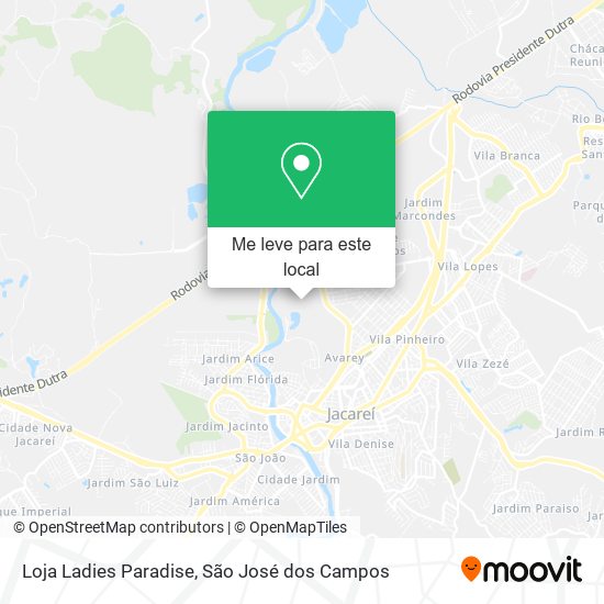 Loja Ladies Paradise mapa