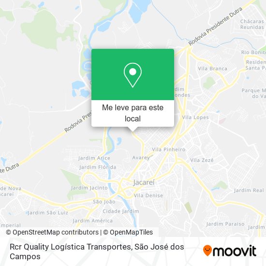 Rcr Quality Logística Transportes mapa