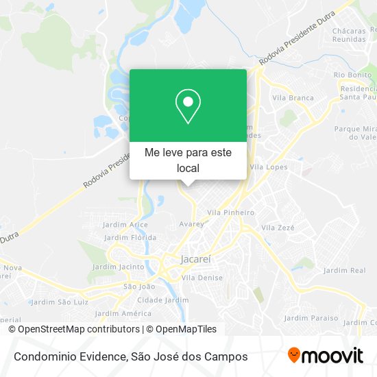 Condominio Evidence mapa