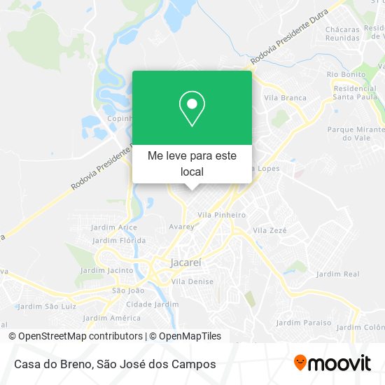 Casa do Breno mapa