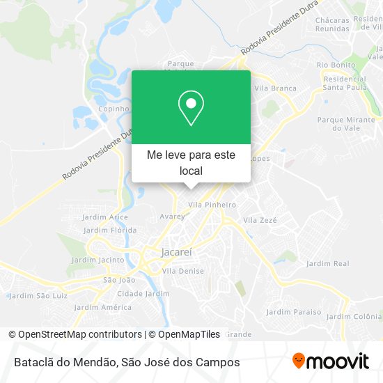 Bataclã do Mendão mapa